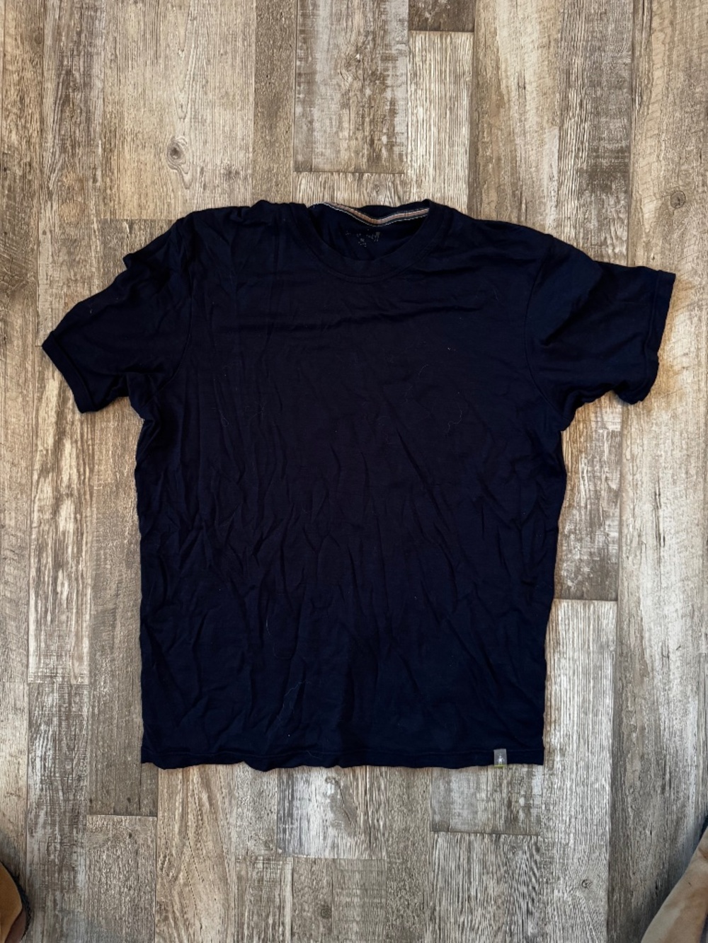 Smartwool merino wool t-shirt - men's medium - blue
